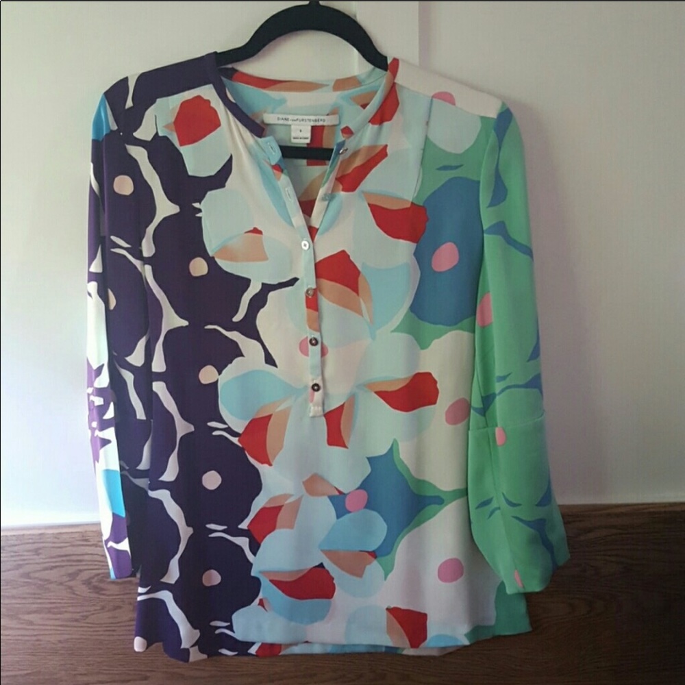Diane von blouse